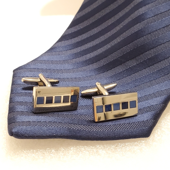 E23 Cufflinks Color Block - Picture 1 of 5